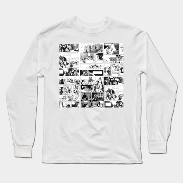 Comic Long Sleeve T-Shirt by AdrianaOrellana